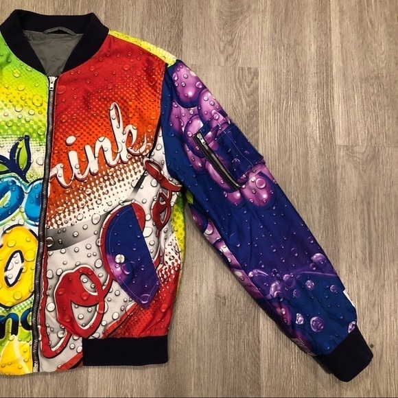 MOSCHINO COUTURE Soda Pop Bomber Jacket Size 48 - Picture 4 of 11